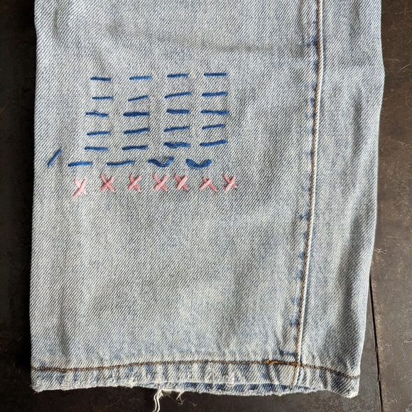 BDG Urban Outfitters Patchwork Cowboy Jeans size 26 - Picture 10 of 14